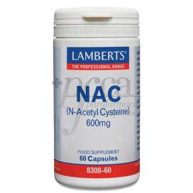 NAC (N-ACETIL CISTEINA) 600MG 60 CAPSULES
