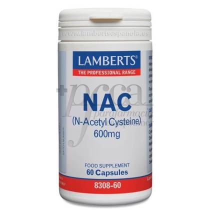 NAC (N-ACETIL CISTEINA) 600MG 60 KAPSELN