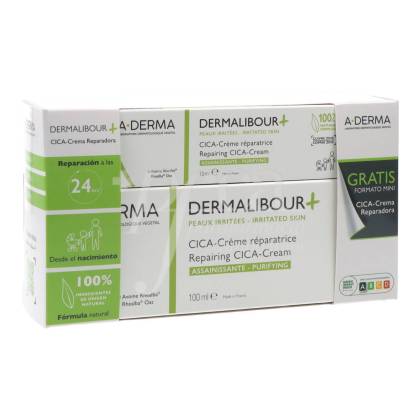 Aderma Dermalibour Crema 100 ml Crema Reparadora 15 ml Promo