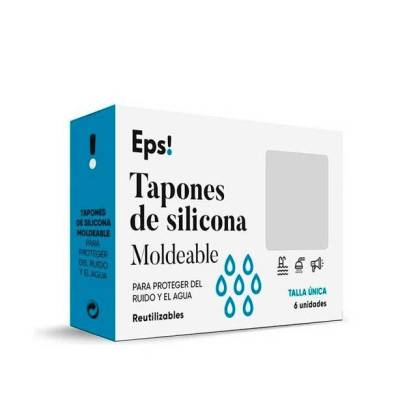 TAPONES DE SILICONA MOLDEABLES EPS! 6 UNIDADES