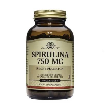 Solgar Espirulina Vegetariana 750 Mg 80 Caps