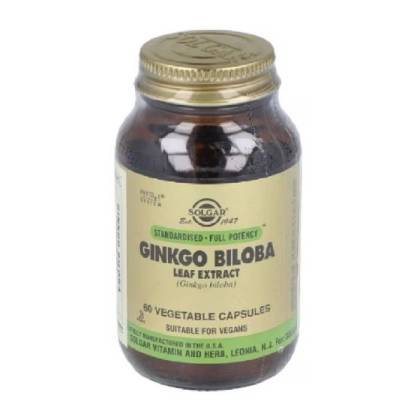 Solgar Ginkgo Biloba 90 Mg 60 Vcap