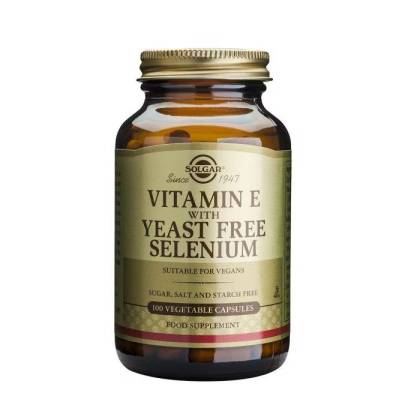 Solgar Vitamina E + Selenio S/levadura 100 Caps Veg