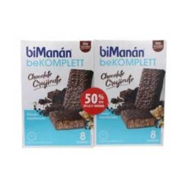 Bimanan Bekomplett Barrinhas Chocolate Crocantes 2x8 Unidades Promo