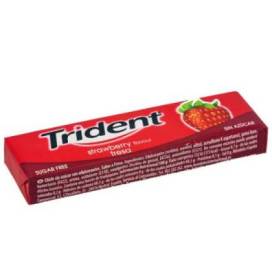 Trident Fruit Morango Barra