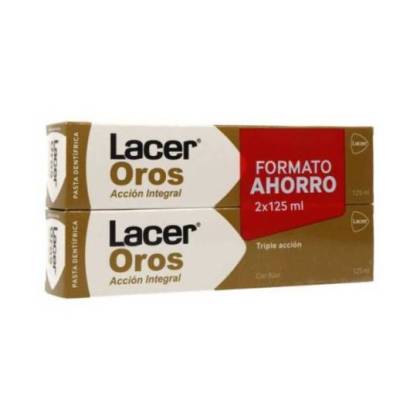 Lacer Oros Duplo Zahnpasta 125 ml + 125 ml Promo