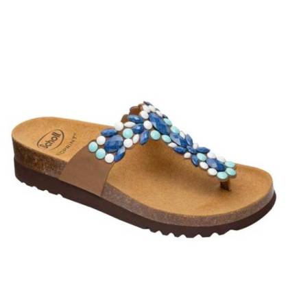 Scholl Sandalia Alicia Flipflop Azul Claro Talla 40