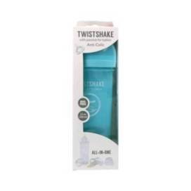 Twistshake Anticolic Babyflasche Blau +4m 330 Ml