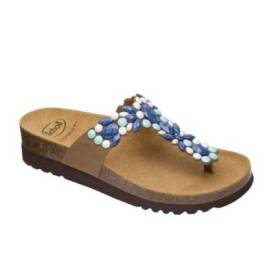 Sandalia Scholl Alicia Flip-flop Azul Tamanho 38