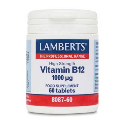 Vitamina B12 1000 Mcg 60 Comps Lamberts