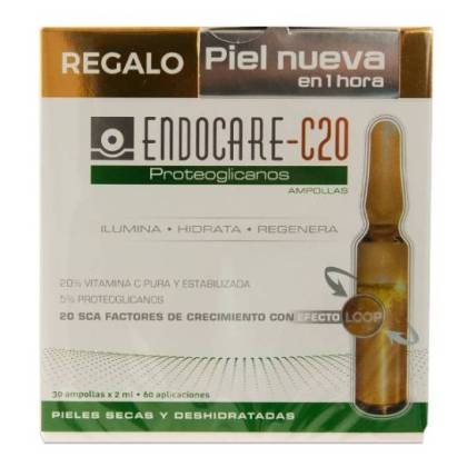 Endocare C20 Proteoglicanos 30 Ampollas Regalo Promo