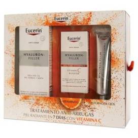 Eucerin Hyaluron-filler Normale Zu Mischhaut + Augencreme + Vit C Xmas Promo