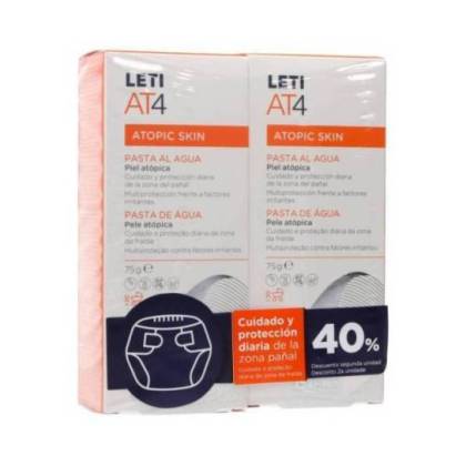 Leti At4 Creme Fraldas Atopic Skin 2x75g Promo