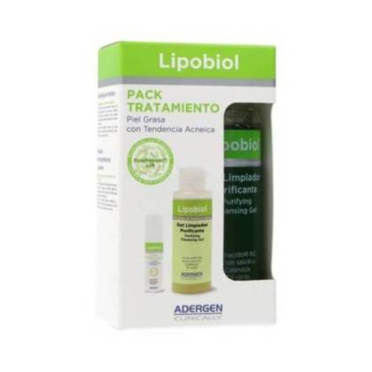 Adergen Lipobiol Tratamiento Anti-imperfecciones Gel Limpiador 100 ml + Emulsion 14 ml Promo