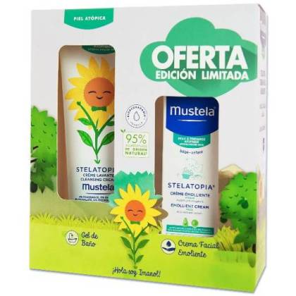 Mustela Stelatopia Gel 200 ml Crema 40 ml Promo