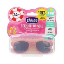 Chicco Pink Hearts Sunglasses For Kids +24 Months