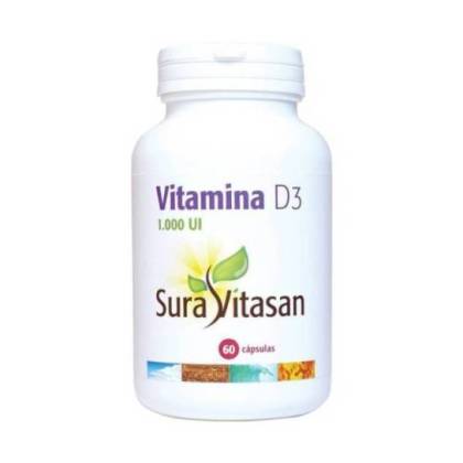 Vitamin D3 1000 U.i. 60 Kapseln Sura Vitasan