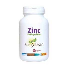 Zinc Pvh Quelado 25 Mg 100 Caps Sura Vitasan