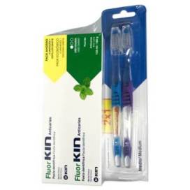 Fluorkin Anticaries 2x125 ml + 2 Promo Brushes