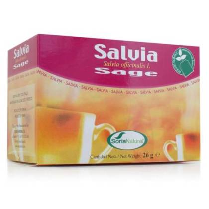 Sage 20 Tea Bags Soria Natural