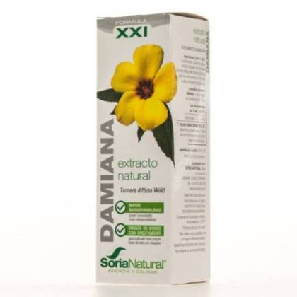 Formula Xxi Extracto De Damiana 50 ml Soria Natural
