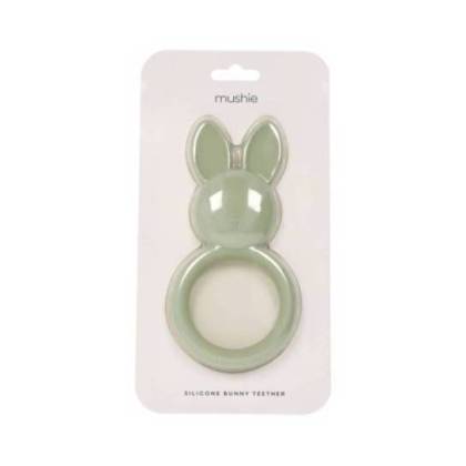 Mushie Mordedor Silicona Bunny Teether Sage Ref 47817