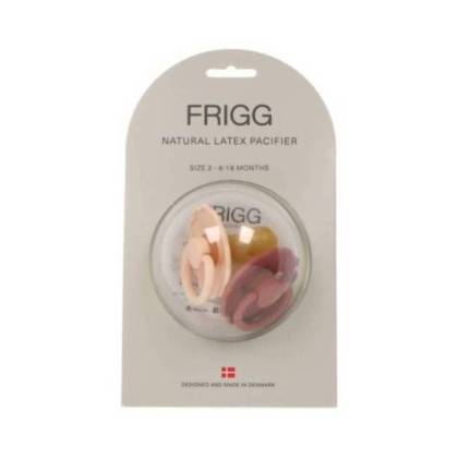 Frigg Chupete Block Latex Pink Cream Powder Blush 2 Uds Talla 2 618m Ref 47982