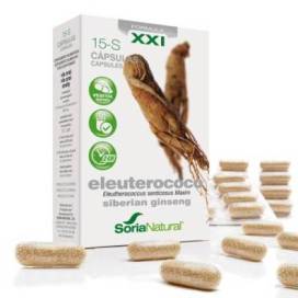 Formula Xxi 15-s Eleuterococo 30 Cápsulas Soria Natural R.09065