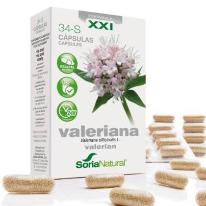 Formula Xxi 34-s Valerian 30 Capusles Soria Natural