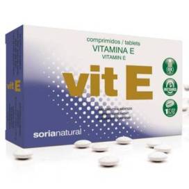 Vitamin E 12mg 48 Tablets Soria Natural