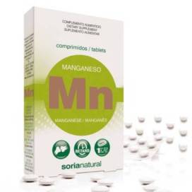 Manganese 200 Mg 24 Tablets Soria Natural R.11128