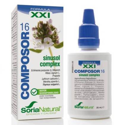 Formula Xxi Composor 16 Sinusol 25 Ml Soria Natural R.15016