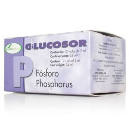 Glucosor Fosforo 12 Viales Soria Natural