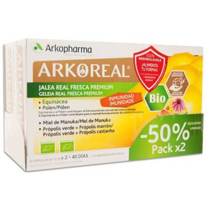 Arkoreal Jalea Real Inmunidad Bio 2x20 Ampollas Promo