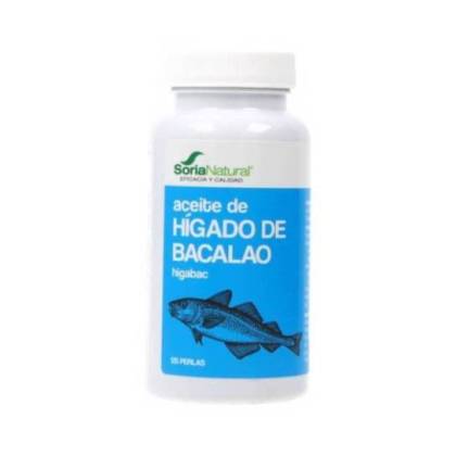 Higabac Cod Liver Oil 125 Pearls Soria Natural 06074