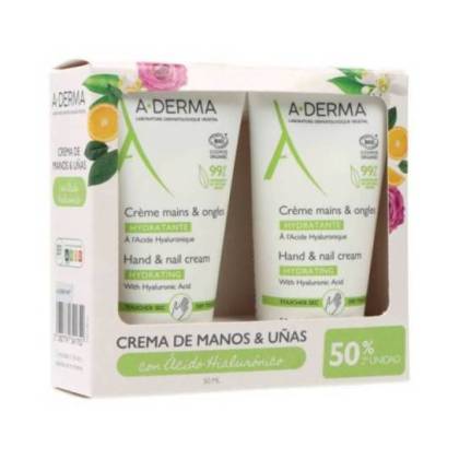 Aderma Crema De Manos Extracto De Avena 2x50 ml Promo