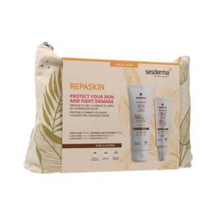 Sesderma Repaskin Körper-flussigkeit Spf50+ 200ml + Unsichtbare Flüssigkeit Spf50+ 50ml Promo