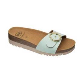 Scholl Sandale Malibu Mule Aquamarin Grosse 37