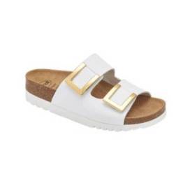 Scholl Sandal Monterey 2 Straps Ad White Size 40