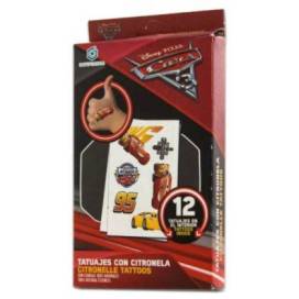 Tatuaje Con Citronela Cars 3a+ 12u