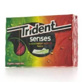 Trident Senses Watermelon Sunrise Flavour 12u