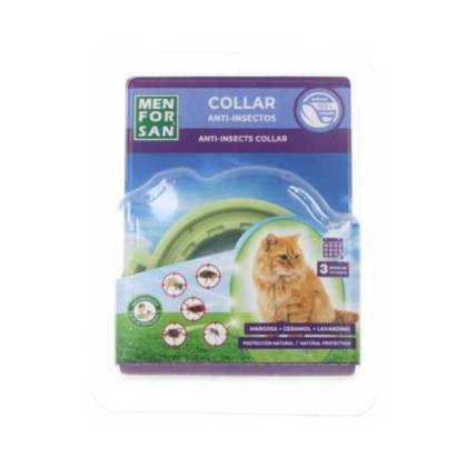 Menforsan Collar Anti-insectos Para Gatos 33 Cm