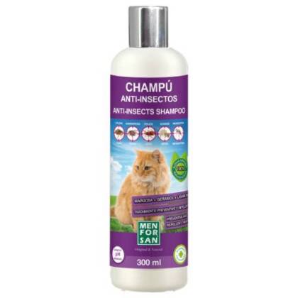 Men For San Champu Anti-insectos Para Gato 300ml