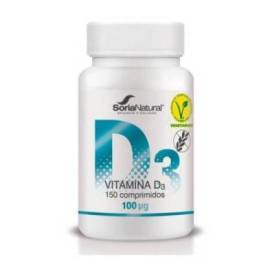 Vitamin D3 Sustained Release 150 Tablets R11145 Soria Natural