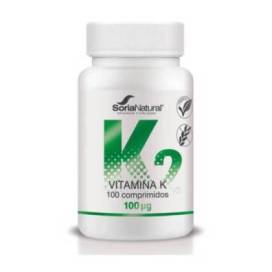 Vitamin K Sustained Release 100 Tablets R11146 Soria Natural