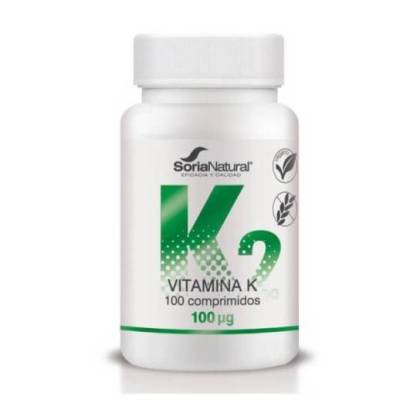 Vitamin K Knachhaltige Freigabe 100 Tabletten R11146 Soria Natural