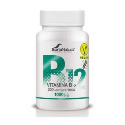 Vitamina B12 Liberacion Sostenida 200 Comp R11139 Soria Natural