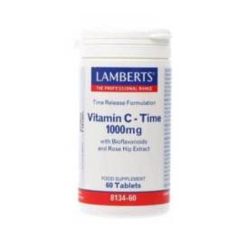 Vitamin C 1000 Mg Time With Bioflavonoids 60 Tablets 8134-60 Lamberts