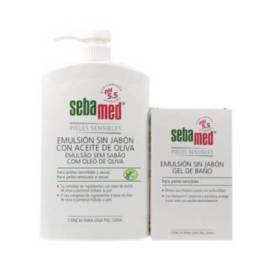 Sebamed Emulsion Sin Jabon Con Aceite De Oliva 1l Emulsion Sin Jabon 200 ml Promo