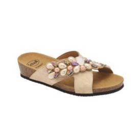 Sandalia Scholl Palau Cross Beige/multi Tamanho 38